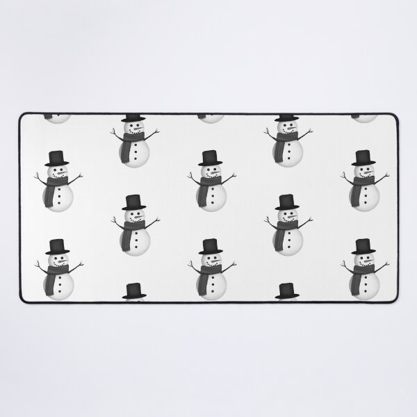 Item preview, Christmas Snowman Topper (Black and white) designed and sold by Leeh-designs.