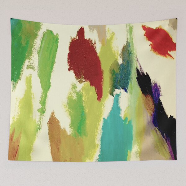 Item preview, Colorful Brushstrokes Abstract designed and sold by Randall Bennett.