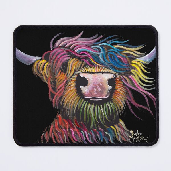 Item preview, Scottish Hairy Highland Cow ' R BiLLY ' by Shirley MacArthur designed and sold by Shirley MacArthur Art.