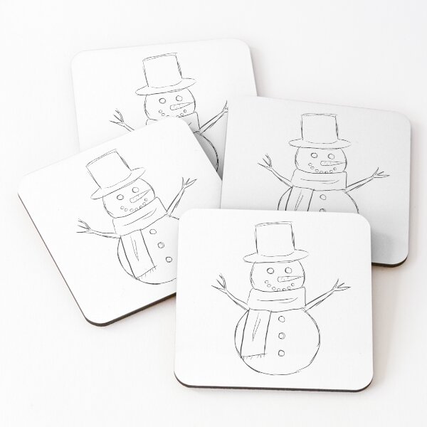 Item preview, Christmas Snowman Topper (line) designed and sold by Leeh-designs.
