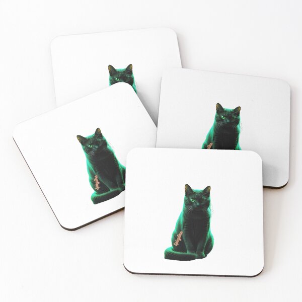 Item preview, Green Black Bengali Cat designed and sold by SpicyOne.