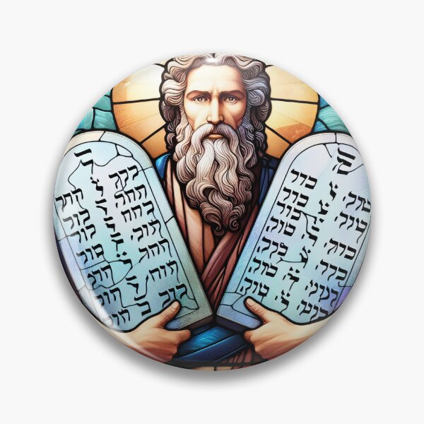 Item preview, Moses and the 10 Commandments designed and sold by ClassicRetroism.