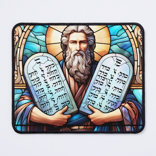 Item preview, Moses and the 10 Commandments designed and sold by ClassicRetroism.