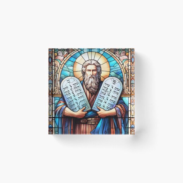 Item preview, Moses and the 10 Commandments designed and sold by ClassicRetroism.