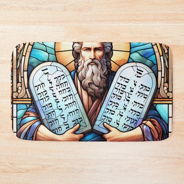 Item preview, Moses and the 10 Commandments designed and sold by ClassicRetroism.