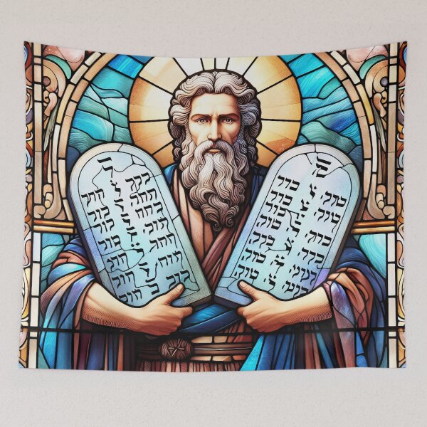 Item preview, Moses and the 10 Commandments designed and sold by ClassicRetroism.