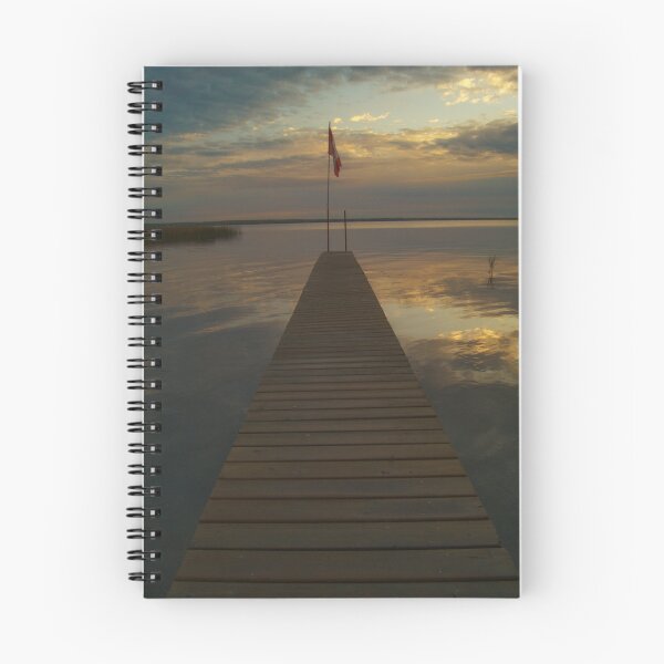 Item preview, Boat Dock at Lac Ste. Anne designed and sold by borealnymph.