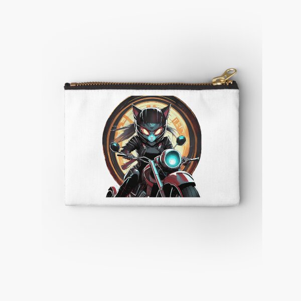 Item preview, Racer Kitty on a Motorcycle designed and sold by BADESIGNZZ.