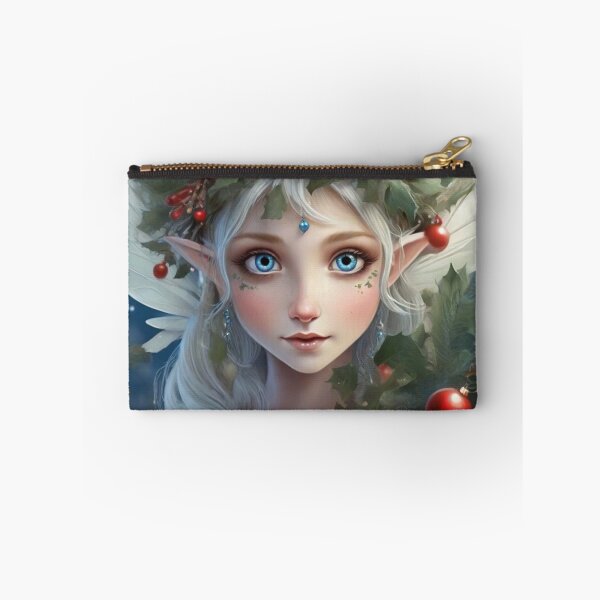Item preview, Christmas Enchantment: Forest Fairy with Big Blue Eyes  designed and sold by T-shirtMill.