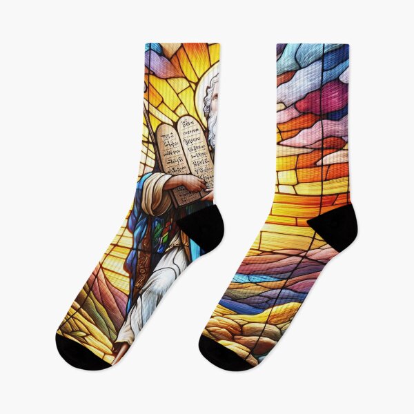 Item preview, Moses and the 10 Commandments designed and sold by ClassicRetroism.