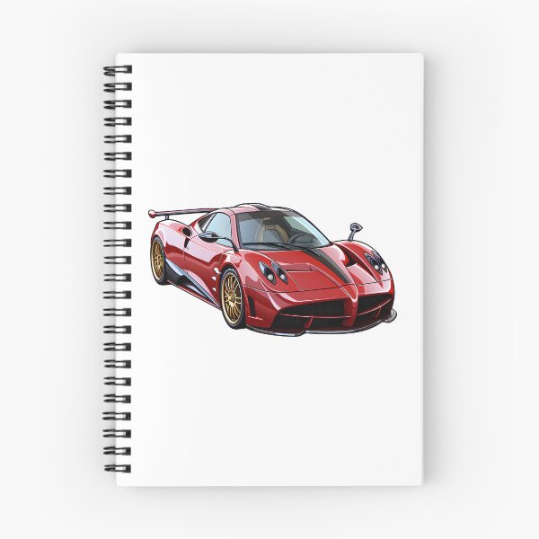 Item preview, Red Pagani Supercar artwork for speed lovers designed and sold by Cr-AI-tive.