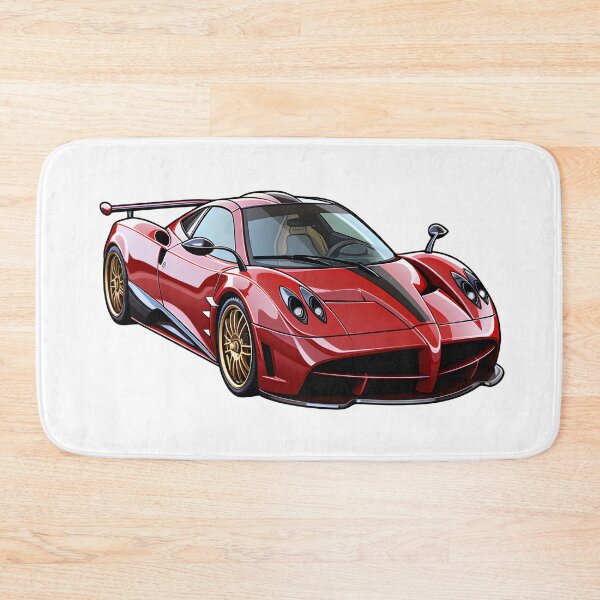 Item preview, Red Pagani Supercar artwork for speed lovers designed and sold by Cr-AI-tive.