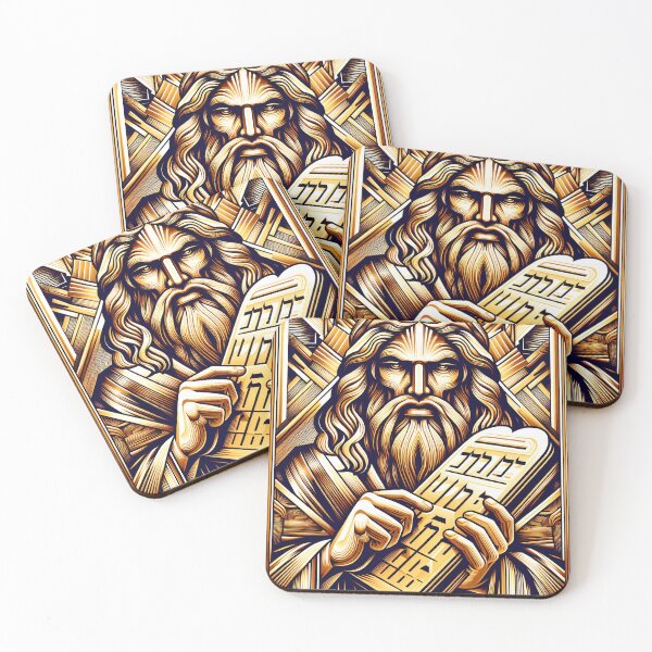 Item preview, Moses and the 10 Commandments designed and sold by ClassicRetroism.