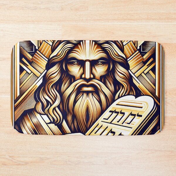 Item preview, Moses and the 10 Commandments designed and sold by ClassicRetroism.