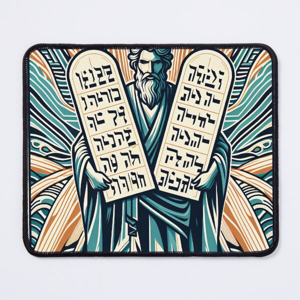 Item preview, Moses and the 10 Commandments designed and sold by ClassicRetroism.