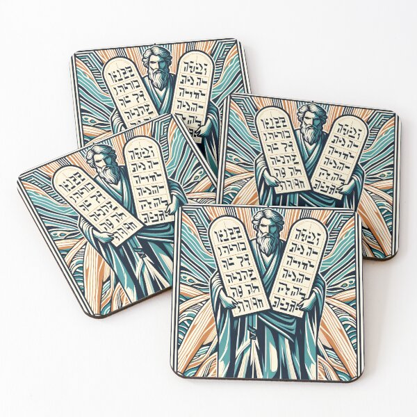 Item preview, Moses and the 10 Commandments designed and sold by ClassicRetroism.