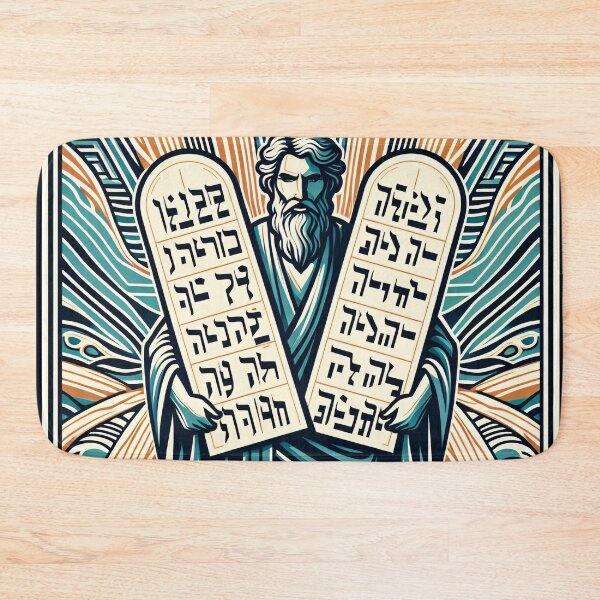 Item preview, Moses and the 10 Commandments designed and sold by ClassicRetroism.