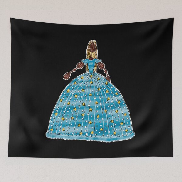 Item preview, Starfish Glittery Ballgown  designed and sold by Rohvanah The Drawn Doll.