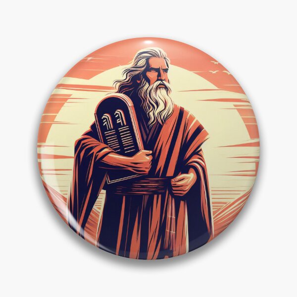 Item preview, Moses and the 10 Commandments designed and sold by ClassicRetroism.