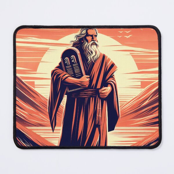 Item preview, Moses and the 10 Commandments designed and sold by ClassicRetroism.
