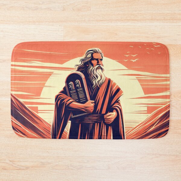 Item preview, Moses and the 10 Commandments designed and sold by ClassicRetroism.