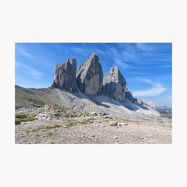 Three peaks of Lavaredo Photographic Print