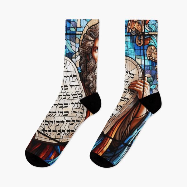 Item preview, Moses and the 10 Commandments designed and sold by ClassicRetroism.