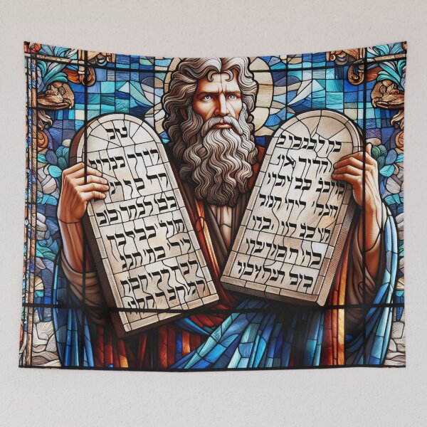 Item preview, Moses and the 10 Commandments designed and sold by ClassicRetroism.