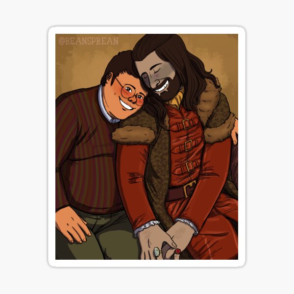 Aperçu de l'œuvre Two Bros Bro-ing out - Portrait de Nandor et Guillermo créée et vendue par beansprean-art.
