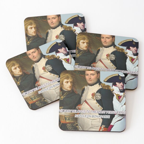 Item preview, Victory belongs to the most persevering. Napoleon Bonaparte / French Empire Napoleon designed and sold by Gullona.