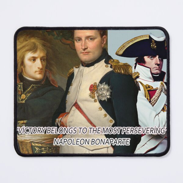 Item preview, Victory belongs to the most persevering. Napoleon Bonaparte / French Empire Napoleon designed and sold by Gullona.
