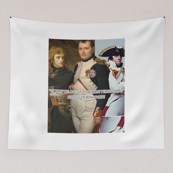 Item preview, Victory belongs to the most persevering. Napoleon Bonaparte / French Empire Napoleon designed and sold by Gullona.