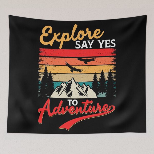 Item preview, Say Yes To Adventure designed and sold by Hairball-Pets.