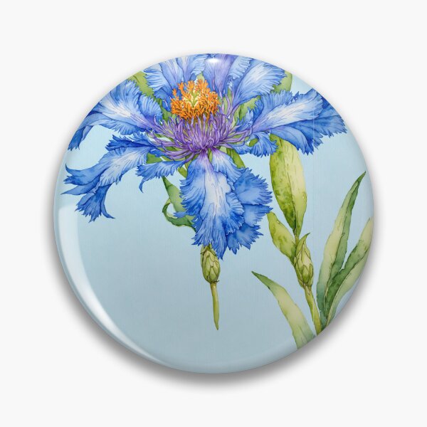 Item preview, Watercolor cornflower designed and sold by PragmaticP.