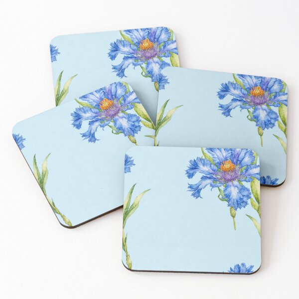 Item preview, Watercolor cornflower designed and sold by PragmaticP.