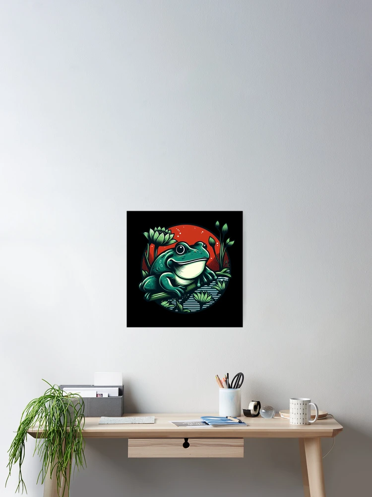 Thumbnail 2 of 3, Poster, Frog designed and sold by Azrora.
