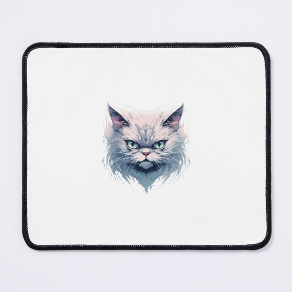 Item preview, Angry WaterColor Cat designed and sold by NessasSpookyArt.