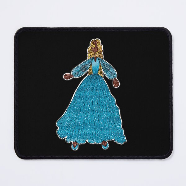 Item preview, Sparkling Waves Oceanic Evening Gown designed and sold by Rohvanah The Drawn Doll.