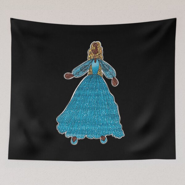 Item preview, Sparkling Waves Oceanic Evening Gown designed and sold by Rohvanah The Drawn Doll.
