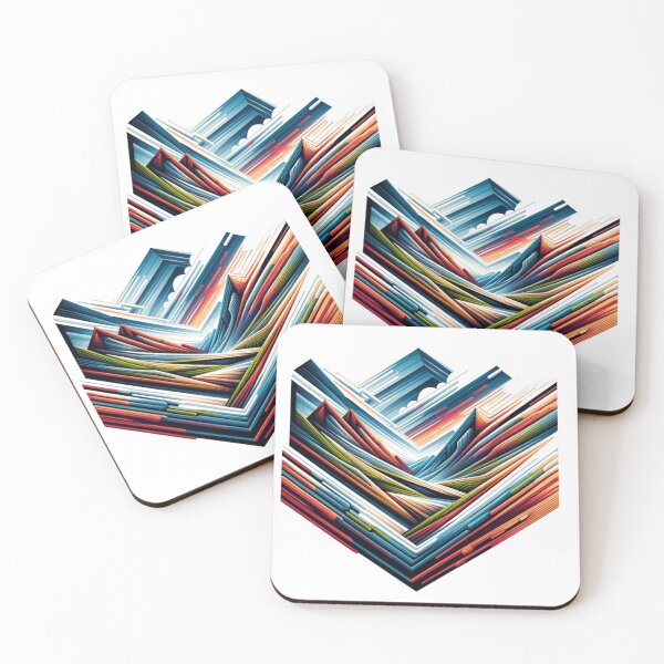 Item preview, Mountain Peaks - CosmicDreamscapes Collection designed and sold by PixeLoomshop.