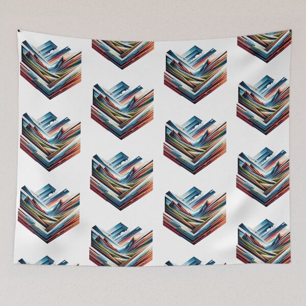 Item preview, Mountain Peaks - CosmicDreamscapes Collection designed and sold by PixeLoomshop.