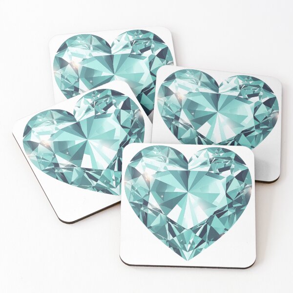 Item preview, Diamond Covered Heart. Shiny, Green. designed and sold by Geekbits-Store.