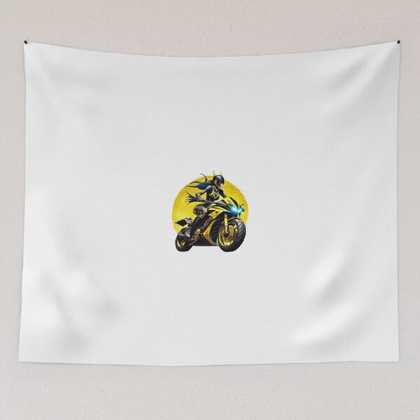 Item preview, Female Robocop racing on a motorcycle designed and sold by BADESIGNZZ.