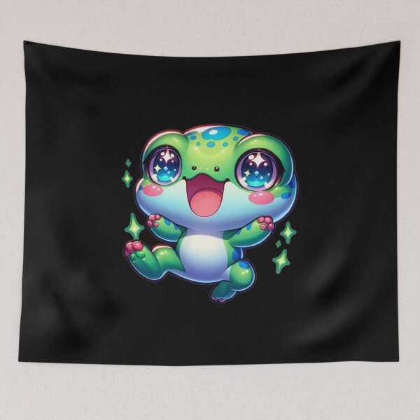 Item preview, Joyfully Leaping Kawaii Frog designed and sold by lAnJefurtifeu.