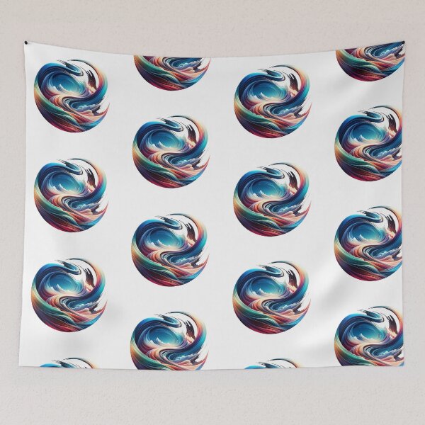 Item preview, Wave Swirl - CosmicDreamscapes Collection designed and sold by PixeLoomshop.