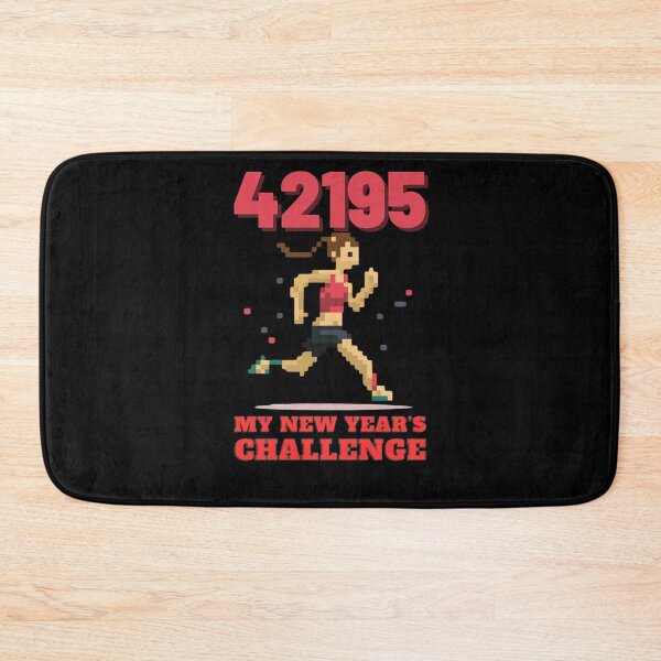 Item preview, Runnig Girl 2024 New Year's Marathon Challenge  designed and sold by MarsLights.
