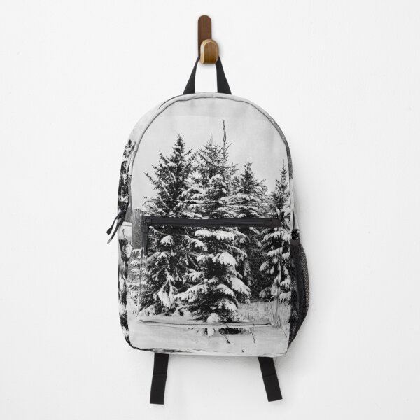 Item preview, Christmas trees covered with snow bw designed and sold by Jouko Lehto Photography.