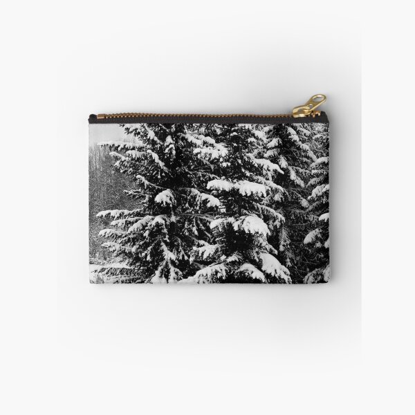 Item preview, Christmas trees covered with snow bw designed and sold by Jouko Lehto Photography.