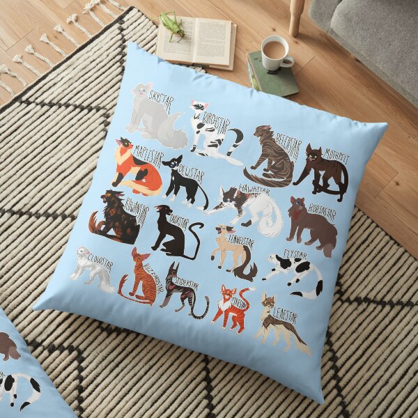 Every Skyclan Leader Ever Floor Pillow