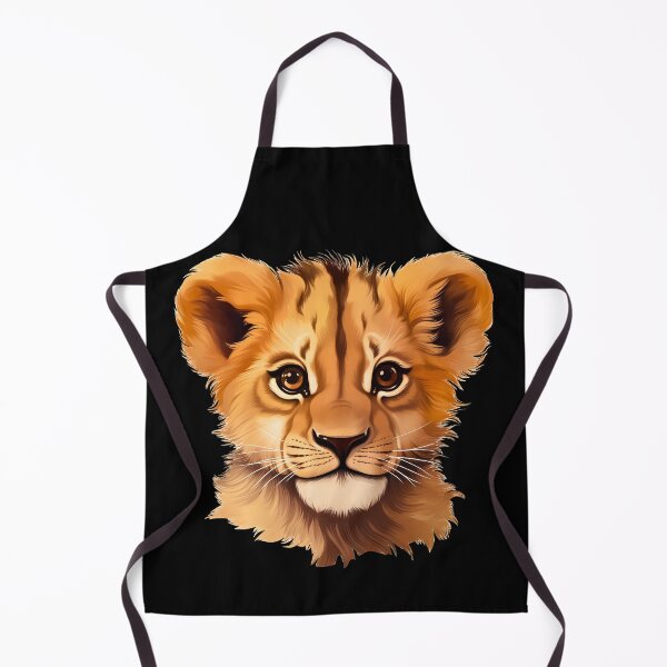 Item preview, Lion cub head illustration designed and sold by NBSStore.